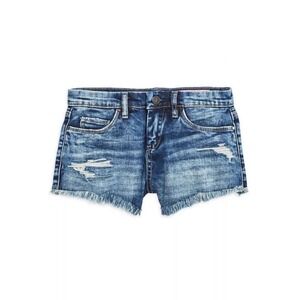 BLANKNYC Vintage Cutoff Denim Shorts The Mini Lenox Big Kid Girls 12 NWT